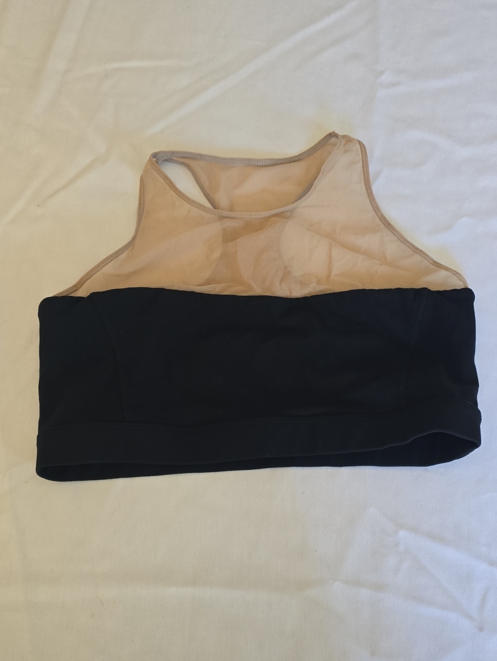 Carbon38 Double Layered / Mesh High-Neck Sports Bra
